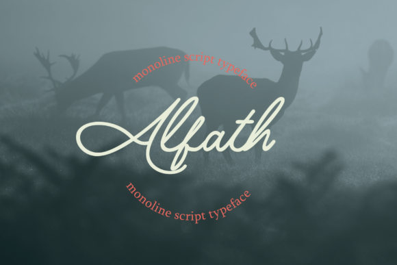 Alfath: A Delicate Script Font for Editorial Elegance