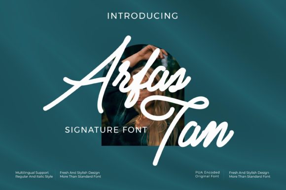 Arfas Tan: A Script Font That Elevates Digital Design