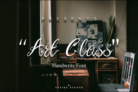 Art Class: A Handwritten Font for Elegant Branding
