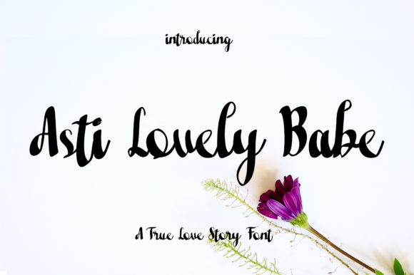 Asti Lovely Babe: A Script Font for Modern Web Design