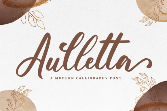 Aulletta: A Script Font for Editorial Elegance