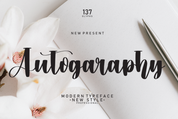 Autogaraphy: A Script Font for Editorial Elegance
