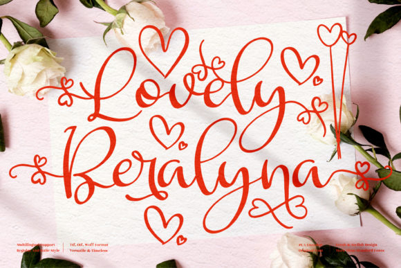 Beautiful Typography for Editorial Design: The Lovely Beralyna Font