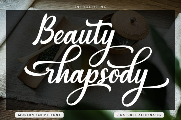 Beauty Rhapsody: A Font for Crafting with Grace and Purpose