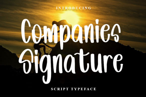 Companies Signature: A Script Font That Elevates Digital Branding