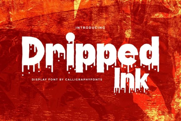 Dripped Ink: A Bold Choice for Editorial Design
