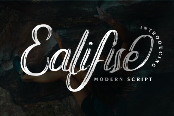 Ealifise: A Romantic Script Font for Digital Branding