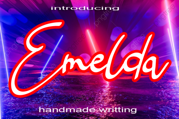 Emelda: A Script Font That Breathes Elegance Into Branding