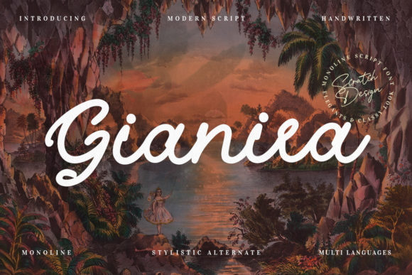 Gianira: A Script Font with Grace and Purpose