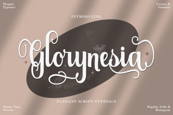 Glorynesia: A Typeface That Elevates Digital Branding