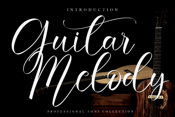 Guitar Melody: A Script Font for Editorial Elegance