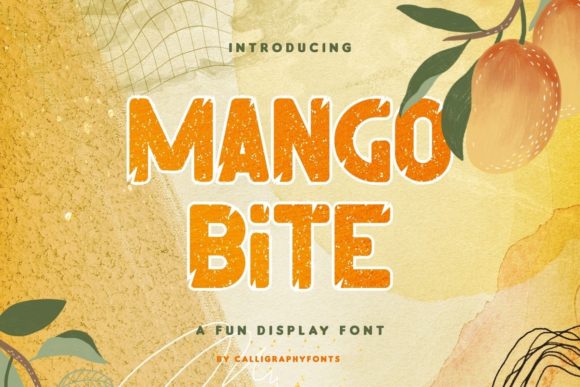 Mango Bite: A Font for Bold Digital Expression