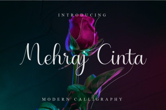 Mehraj Cinta: A Timeless Script Font for Editorial Design