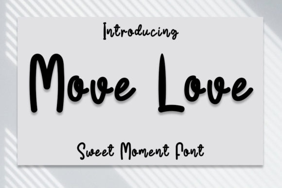 Move Love: A Script Font for Modern Web Design