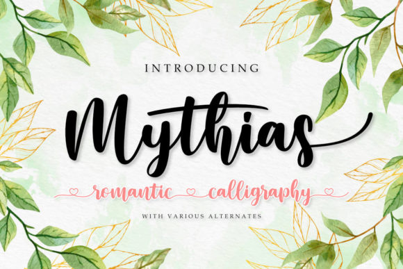 Mythias: A Timeless Script Font for Editorial Design