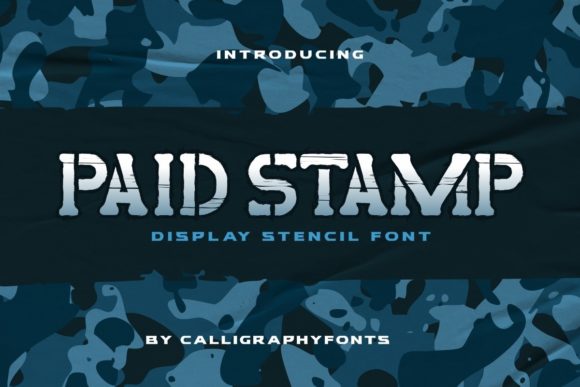 Paid Stamp: A Serif Font for Bold Digital Branding