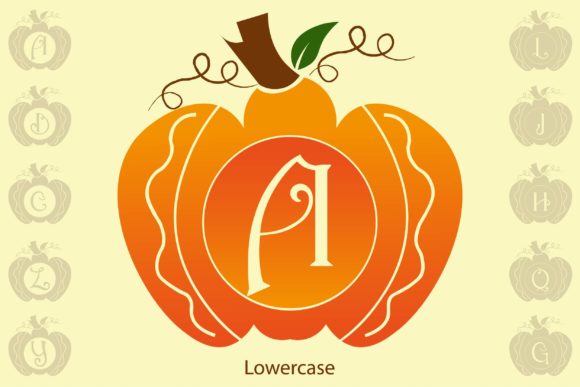 Pumpkin Waluh Monogram: A Font for Creative Campaigns