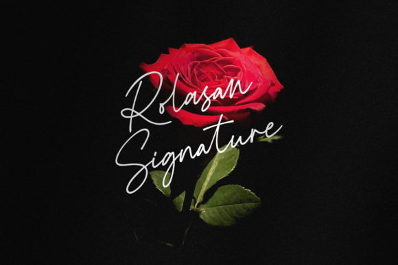 Rolasan Signature: A Font That Adds Romance to Every Project