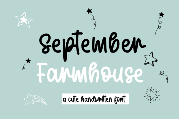 September Farmhouse: A Timeless Script Font for Crafters and Designers