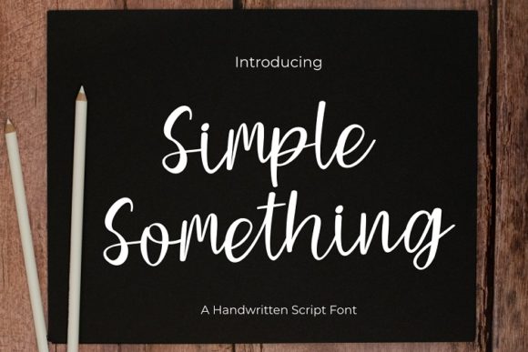 Simple Something: A Font That Speaks with Grace