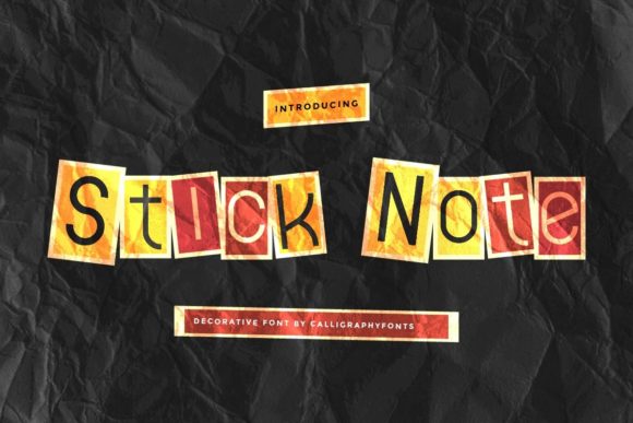 Stick Note: A Versatile Font for Modern Web Design