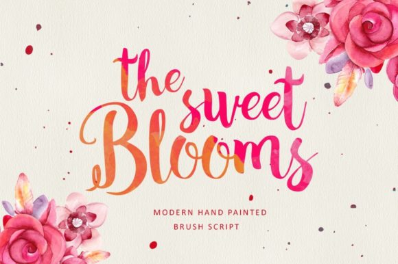 The Sweet Blooms: A Script Font for Campaign Creativity