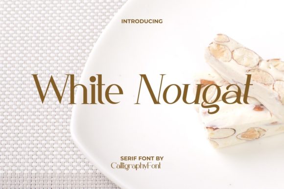 White Nougat: A Serif Font for Editorial Sophistication